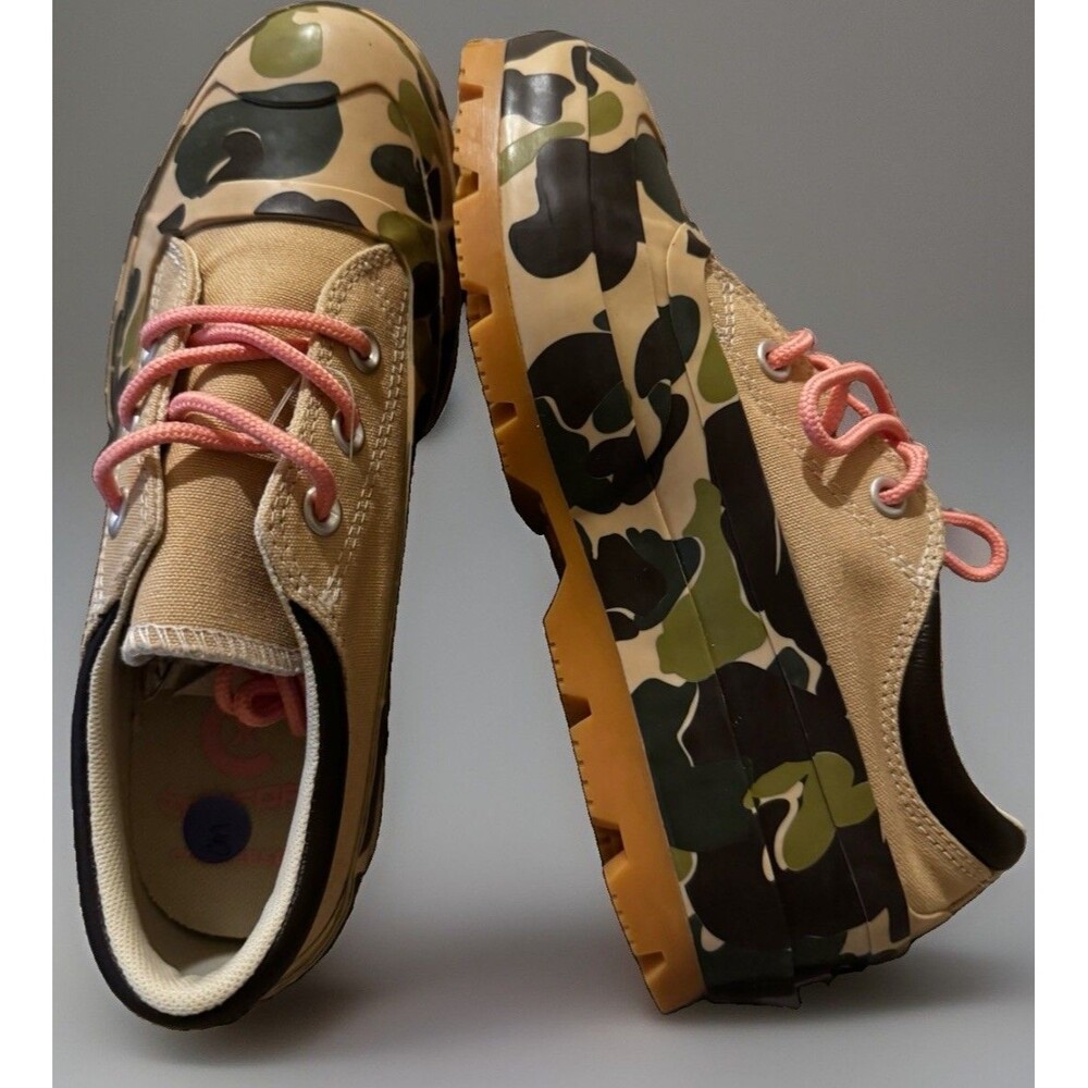 Vtg Rare Converse All Star Lug Sole Camo Sneaker Sample Not For Resale Low 9Z